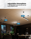 Easily dim the lights to adjust the level of brightness.