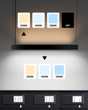 Choose from various color temperatures that set the right mood for your space.