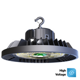 UFO High Bay LED Fixture, 150W/100W/80W, Whitney, 277-480V, Selectable Wattage & CCT, 21700 Lumens
