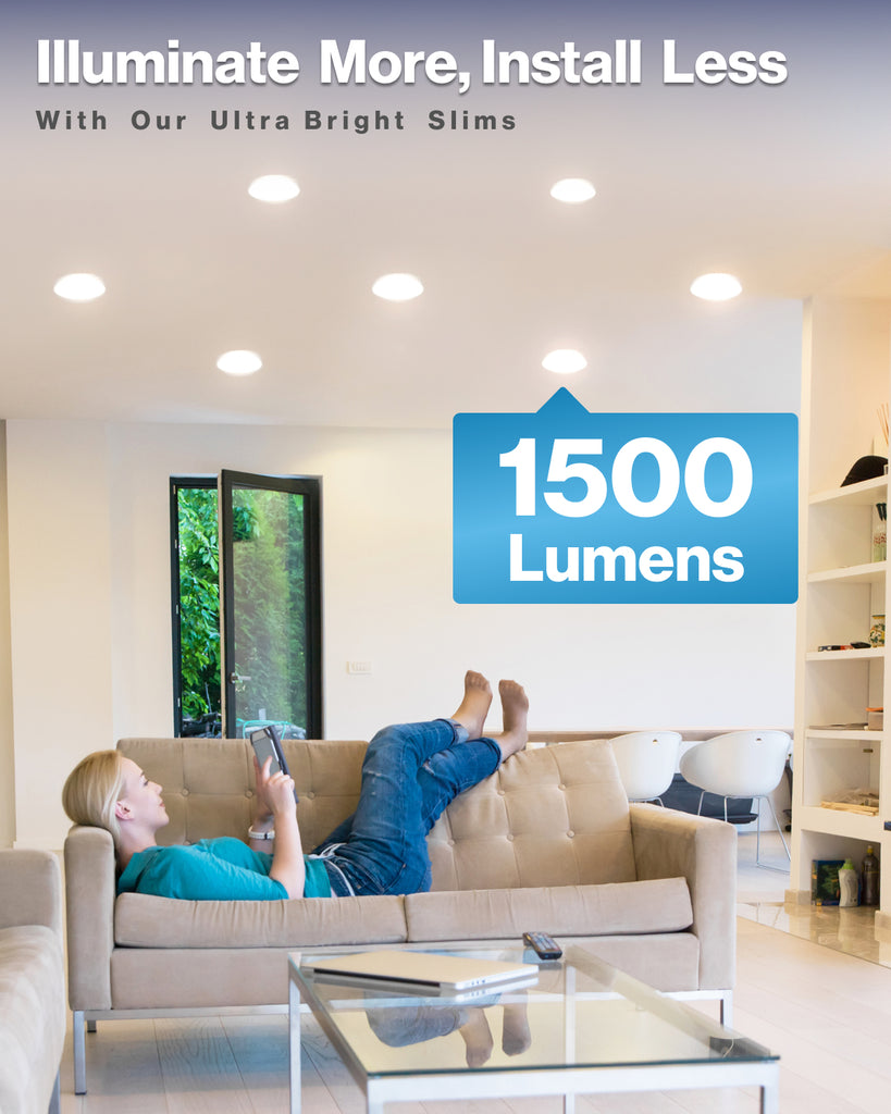 Recessed LED Lighting, 6-Inch, Slim, Selectable CCT | RECESSED LIGHTING ...