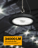 UFO High Bay 240W LED Fixture, 34000 Lumens