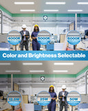 Select from 3 ergonomic color temperatures for maximum productivity and work efficiency.