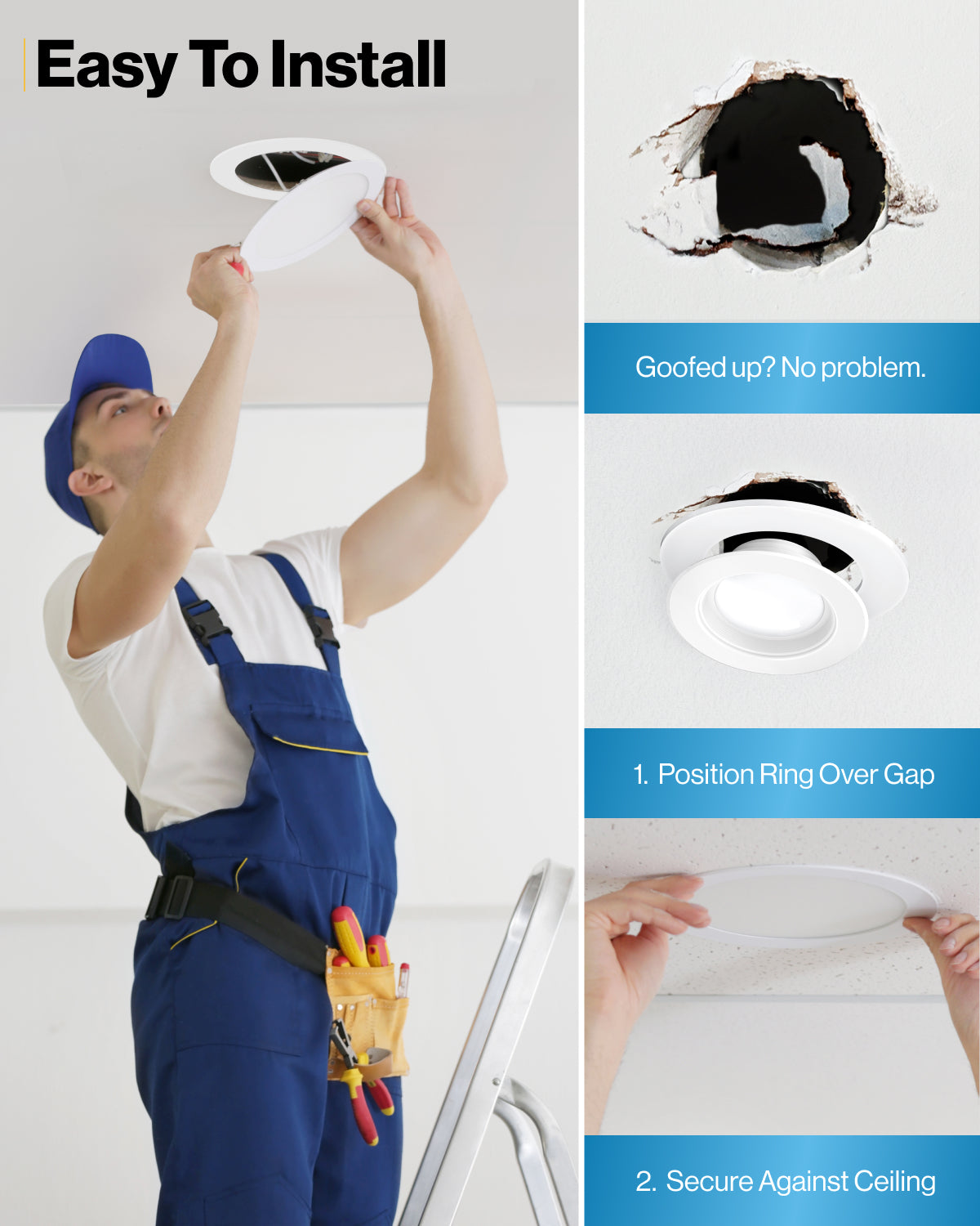 Goof Ring for 5/6 Inch Recessed Lights