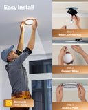 Sunco Lighting 10%-100% Dimmable Slim Bronze Trim Selectable Downlight Easy 3 Step Install