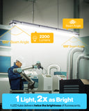 T8 LED Tube, 4ft, Clear, Bypass, Type B, 18W, Single/Double Ended, 2200 Lumens