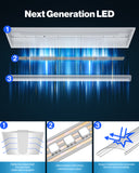 State-of-the-art LED technology provides instant bright light with no buzzing or flickering.