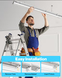 T8 LED Tube, 4ft, Clear, Bypass, Type B, 18W, Single/Double Ended, 2200 Lumens