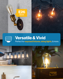 Ultra-Bright ST64 LED Bulb, Filament, 1500 Lumens