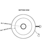 Chrome Reflector for Commercial Recessed LED Light