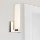 LED Satin Nickel Wall Sconce, 9W, Pearl, 700 Lumens