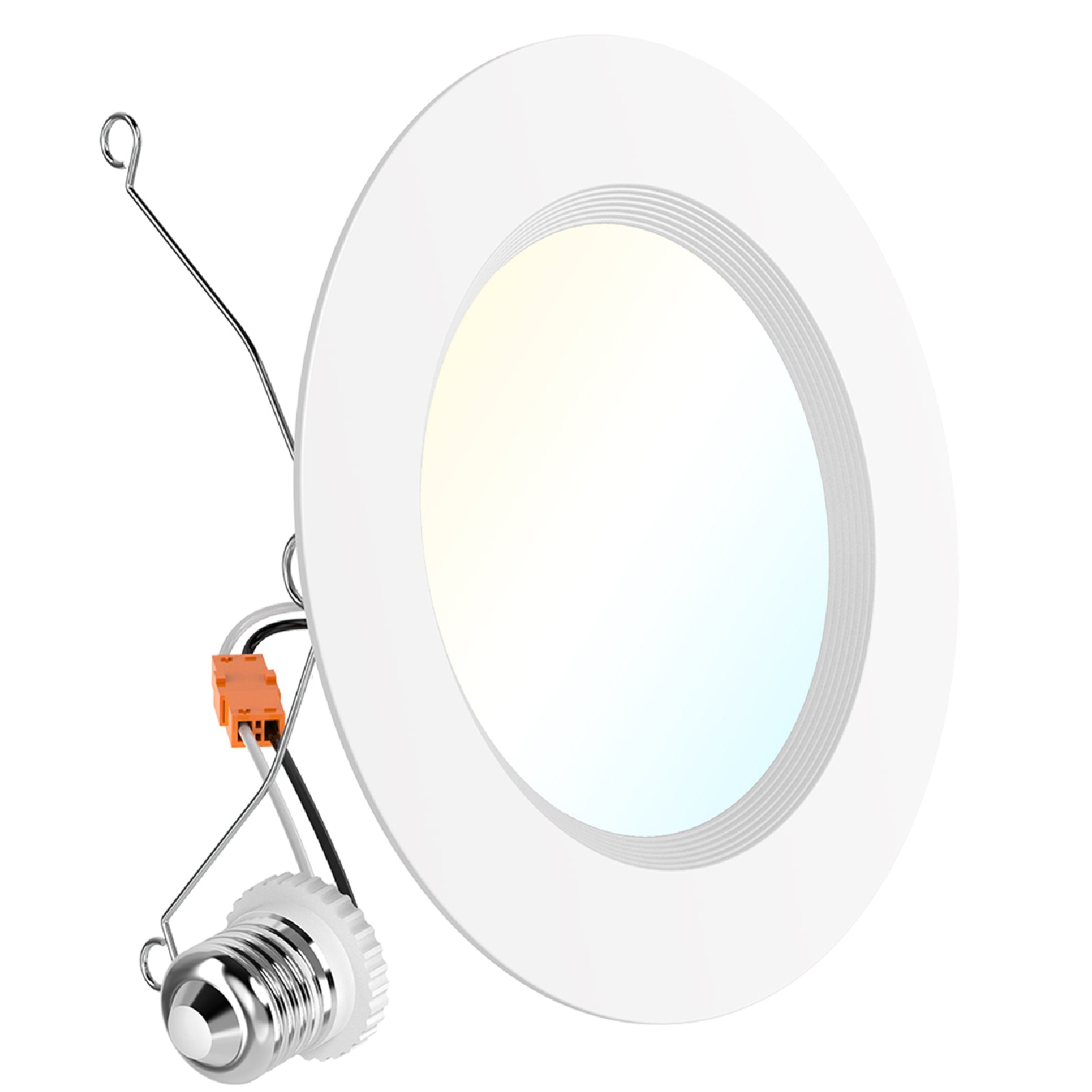 Recessed LED Retrofit Lighting, 5/6 Inch, Baffle, Selectable CCT, 1700 ...
