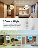 Recessed LED Retrofit Lighting, 5/6 Inch, Smooth, Selectable CCT, 965 Lumens