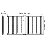 Dimension of growers choice led grow light or indoor led grow light