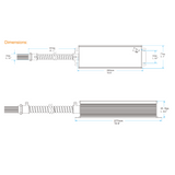 Emergency Battery, 60W/40W/30W, Selectable Wattage, 90 Min, LED Linear High Bay Fixtures