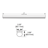 4ft LED Strip Light Fixture, 32W, Ace, Selectable CCT, 4200 Lumens