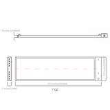 LED Linear High Bay, 4FT, 320W/256W/192W, Selectable Wattage & CCT, 47900 Lumens