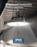 IP65 waterproof rating ensures reliable, bright light in any weather.