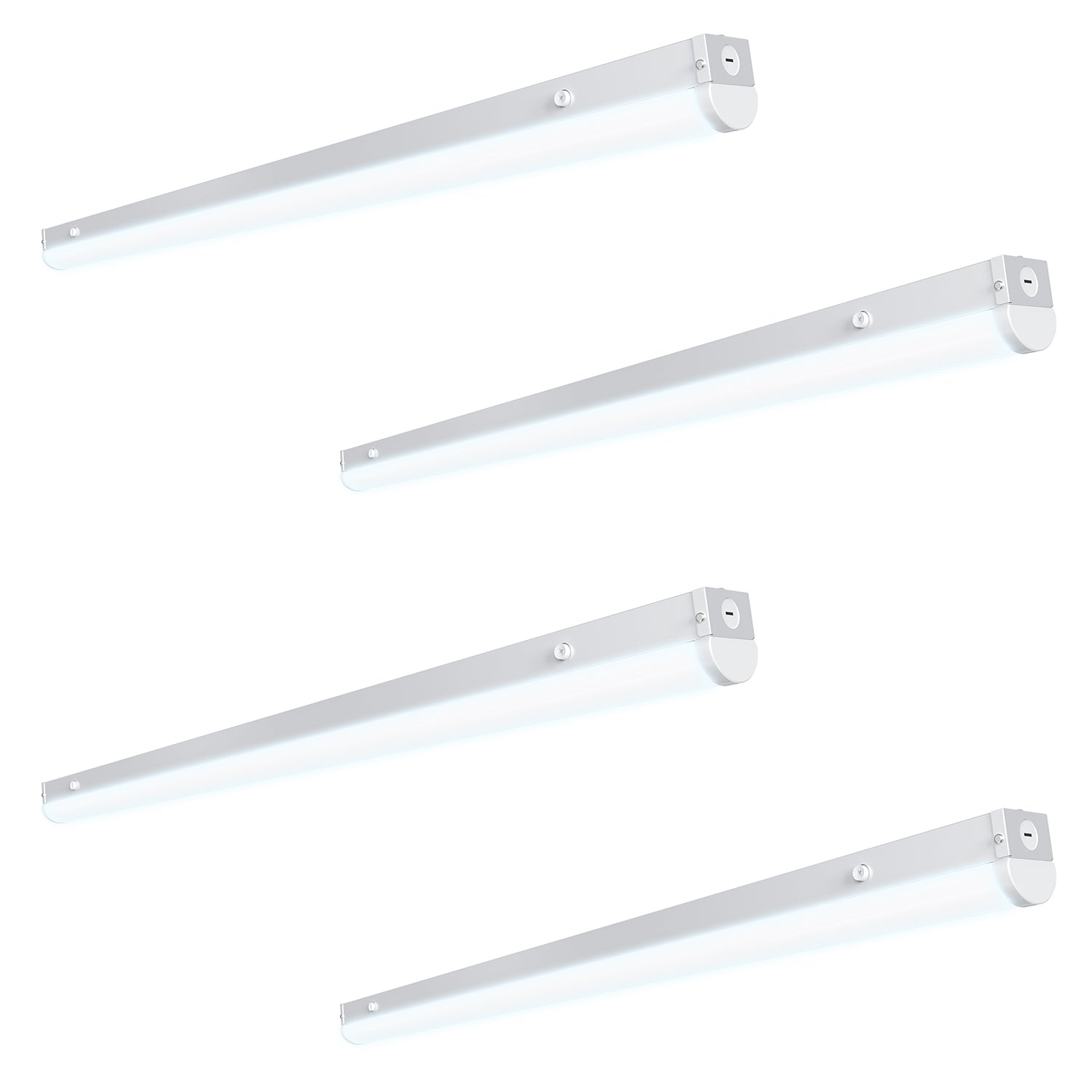 4ft LED Strip Light Fixture, 45/38W/34W, Selectable Wattage & CCT, 585 ...