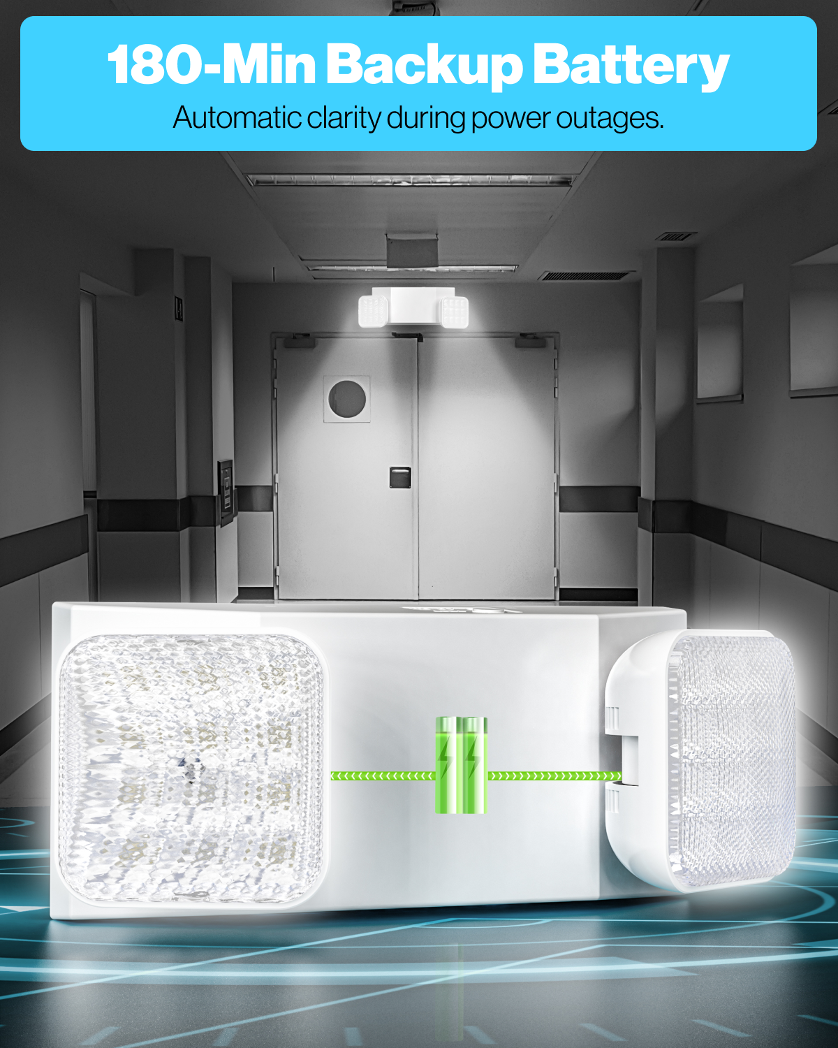 2 Head LED Emergency Light, LED LIGHTING