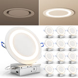 Recessed LED Lighting, 6 Inch, Slim Eclipse, Selectable CCT, 900 Lumens
