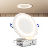 Recessed LED Lighting, 6 Inch, Slim Eclipse, Selectable CCT, 900 Lumens
