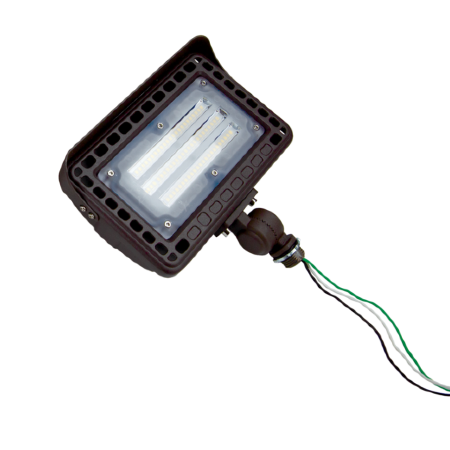 LED Flood Light Knuckle Mount Bronze 15W 1600 Lumens