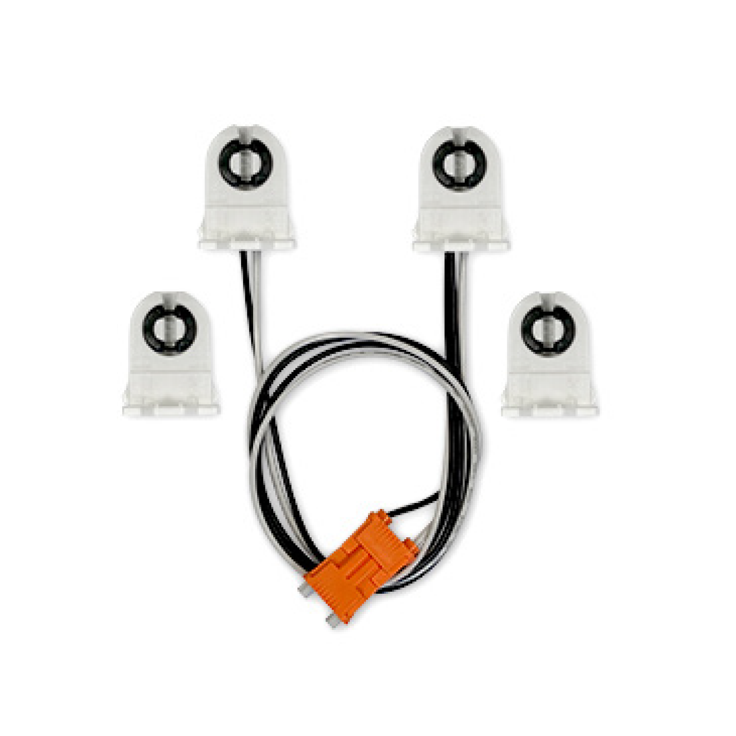 Wiring Harness for Single-End, Non-Shunted Tombstones, T8/T12 Socket ...