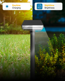 LED Solar Sidewalk Lights, Dusk to Dawn, 100 Lumens