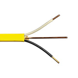 Image of 2 conductors and 1 ground wire in 250 ft insulated copper wire or Romex cable wire