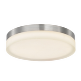 11 Inch Round LED Satin Nickel Ceiling Light, Surface Mount, 950 Lumens