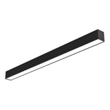 4’ LED Linear Up/Down Pendant Light - Selectable Wattage and CCT - Up to 5700 Lumens - 30W / 40W / 50W - 3500K / 4000K / 5000K - Black