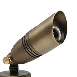 Brass Bullet Head Landscape Spot Light with Plastic Spike