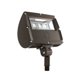 LED Flood Light, Knuckle Mount, Black, 30W, 3700 Lumens