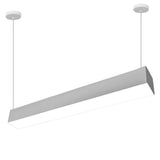 4ft LED Linear Pendant Up/Down Light, 50W/45W/40W, Selectable Wattage & CCT, 6500 Lumens