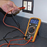 Klein Tools Digital Multimeter, Manual-Ranging, 10A/600V, 2000 Display Counts, 2 Mohms