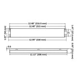 Emergency Battery, 15W/90 Min, 170 VDC Output, LED Grid Frame Ceiling Lights