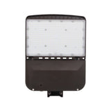 Front view of parking lot light fixture or led pole light