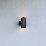 LED Black Wall Sconce, 18W, Raven, 1500 Lumens