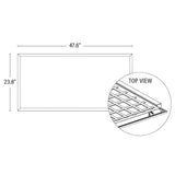 LED Ceiling Panel Light, 50W/40W/30W, 2x4, Selectable Wattage & CCT, 5 ...