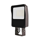 LED Flood Light, Yoke Mount, Dark Bronze, 120W, 18000 Lumens