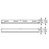 LED Foldable Linear High Bay, 4FT, 290W/320W/350W, Selectable Wattage, 53200 Lumens