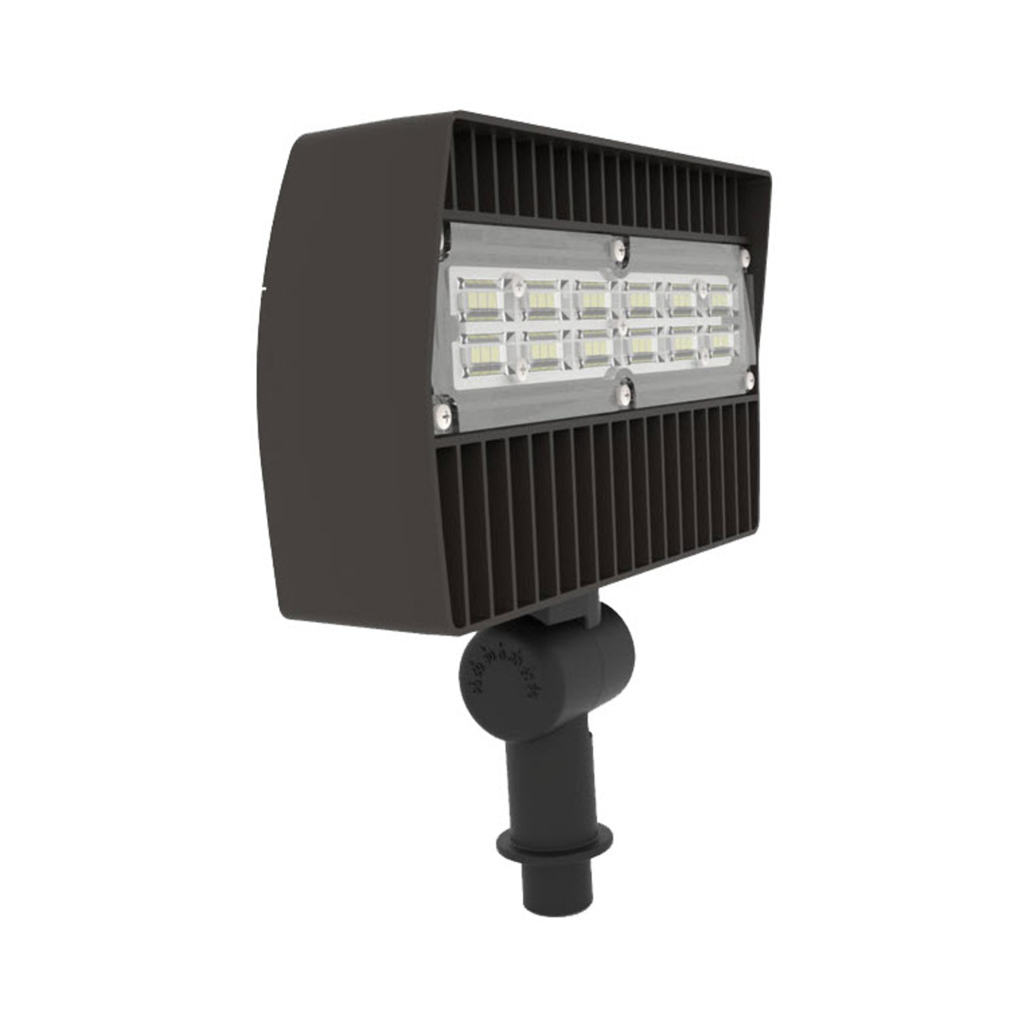 LED Mini Flood Light, Knuckle Mount, Black, 30W, 3000 Lumens