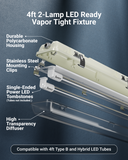 Commercial grade quality of the fixture defines its endurance against frequent use and harsh conditions without compromising functionality.