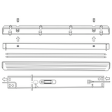 4ft LED Ready Vapor Tight Fixture, Non-Shunted, Single/Double Ended