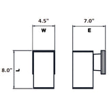 Dimension of bronze sconce light fixture or wall sconces for living room, offices, hallways, and more