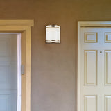 LED Satin Nickel Wall Sconce, 22W, Luvia, 2300 Lumens