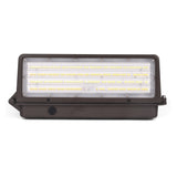 Front View of Slim wall light or indoor led wall pack with photocell