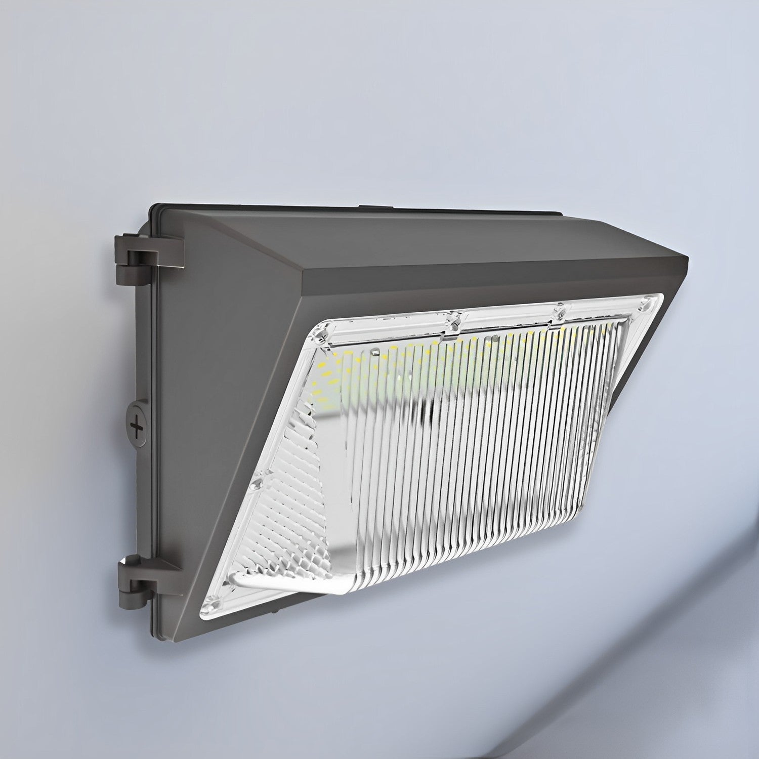 LED Wall Pack, Dusk to Dawn, 63W/45W/30W, Selectable Wattage & CCT, 8100 Lumens