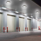 Dark Bronze LED Canopy Light, 63W/45W/30W, Selectable Wattage & CCT, 8500 Lumens