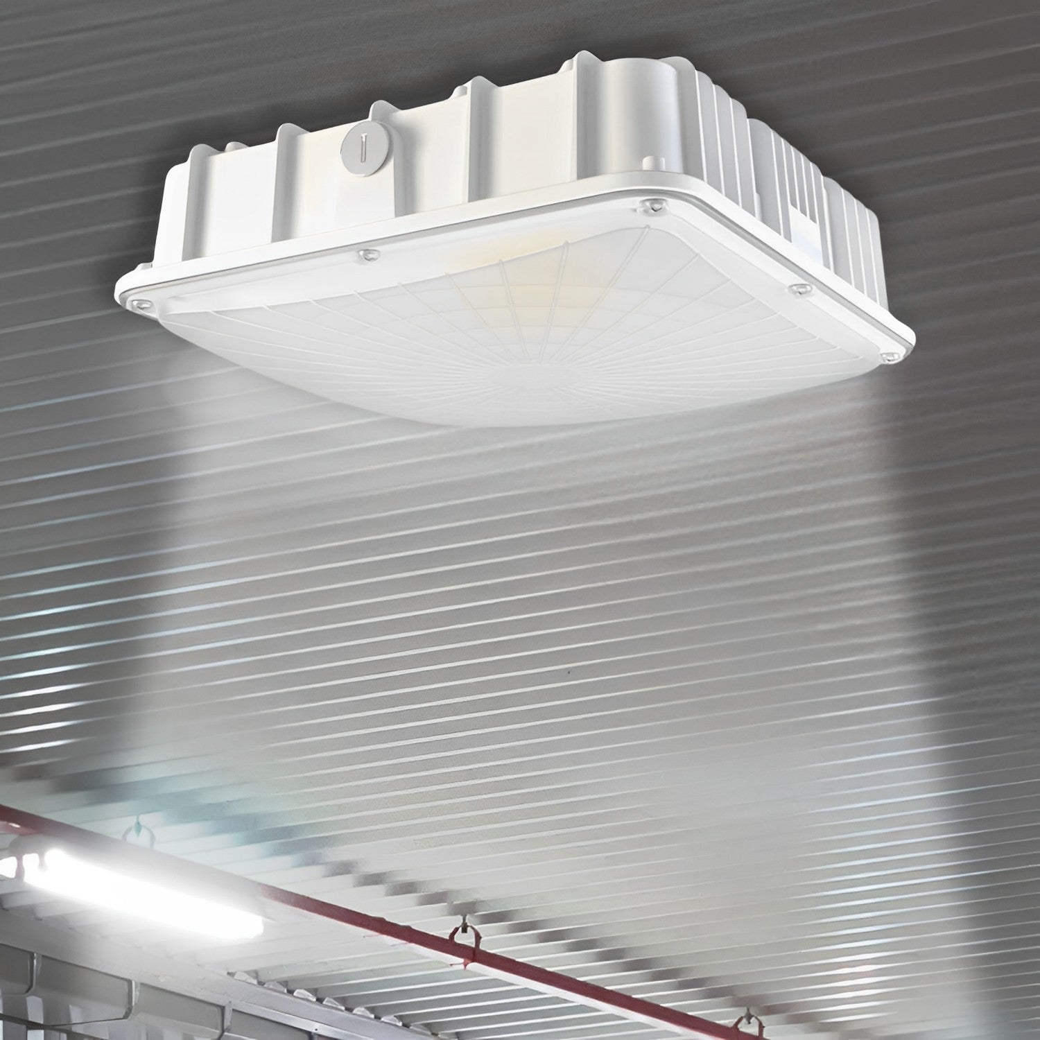 LED Canopy Light, 40W/30W/21W, Selectable CCT, 5500 Lumens
